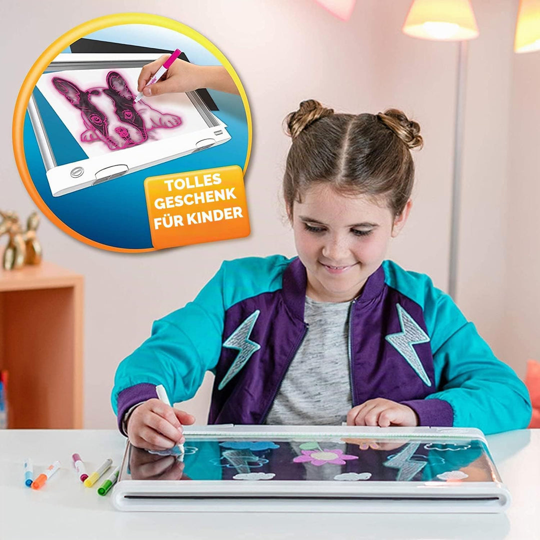 Crayola - Ultimative Licht-Tafel, Übergrosse Tafel, Geschenk fur Kinder, 6,7,8,9 Jahren