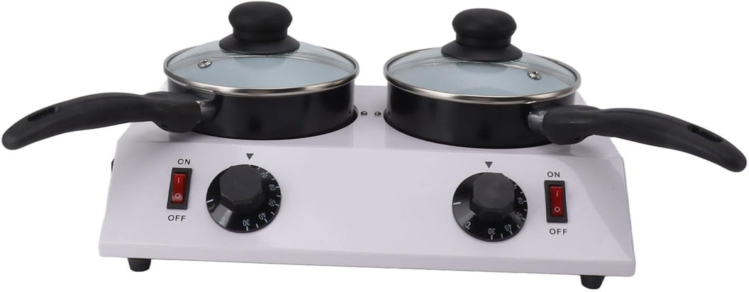 Ejoyous Schokolade Schmelzen Elektrisch, 2 Tanks Schokoladenschmelzer Aluminium Schokoladen Schmelzg