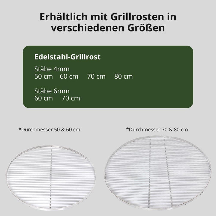 HeRo24 Edelstahl- Dreibein Schwenker Grillgestell mit Kurbel,Kette,Hacken und Wirbel,Ohne ROST!!