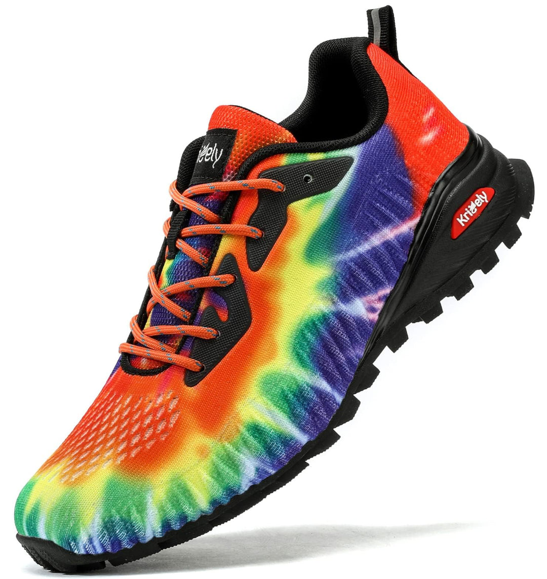 Kricely Traillaufschuhe Herren Leicht Atmungsaktiv Wanderstiefel rutschfest Laufschuhe Outdoor Fitne