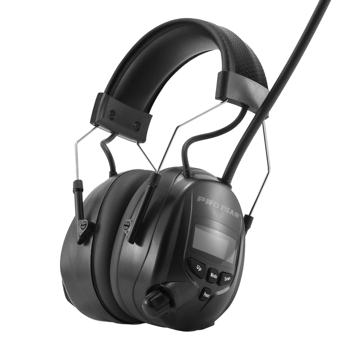 （Aktualisierte Version） Gehörschutz mit DAB + / FM-Radio und Bluetooth 5.0, Rauschunterdrückungs-Hea