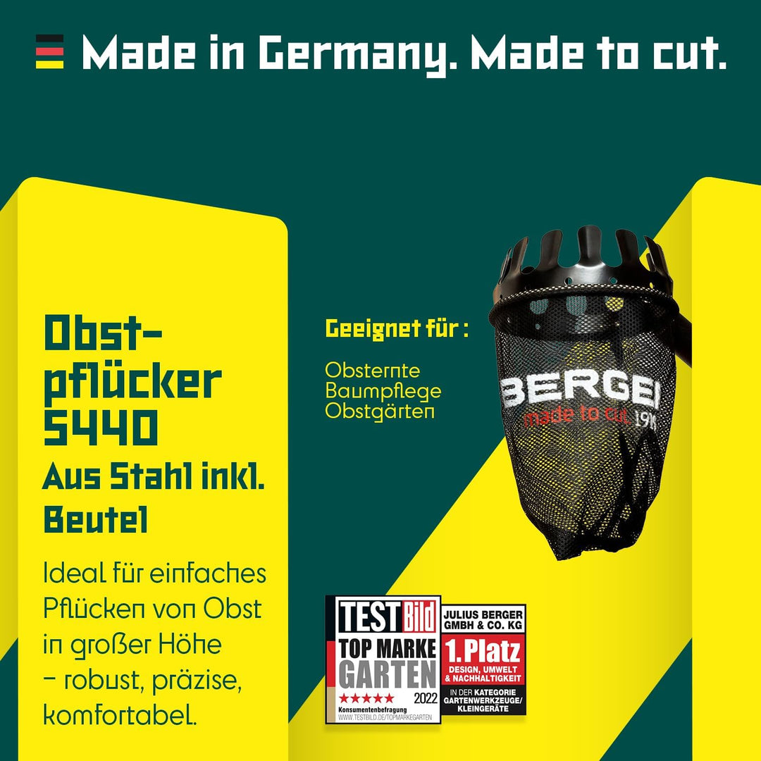 Berger 5440 Obstpflücker schwarz (Nur passend für folgende Berger 74300, 74800, 75300, 75350, 75800,