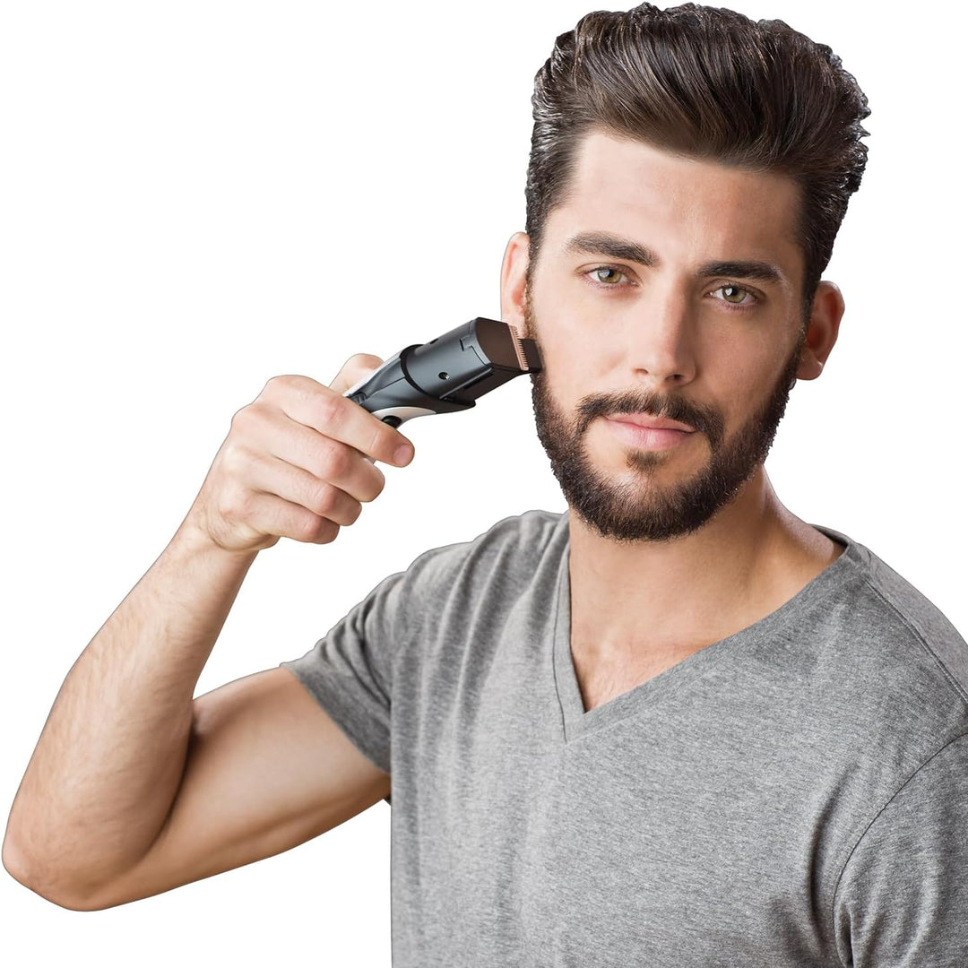 Remington Barttrimmer Herren Set MB320C (keramikbeschichtete Klingen, 9 Längeneinstellungen, Netz-/A