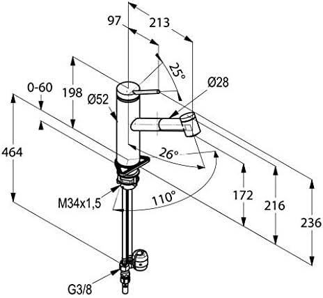 Kludi 44941f875 Tangenta Spültisch-Einhandmischer