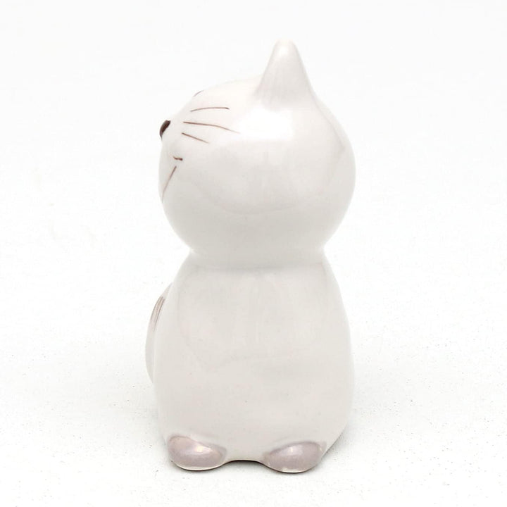 Dekohelden24 2er Set Keramik Salz-/ Pfefferstreuer/Gewürzstreuer als Katzen, Masse ca. 7 x 6 x 7 cm.