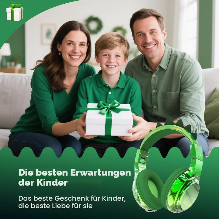 JYPS Bluetooth Kopfhörer Kinder, Metallisch Kabellose Kopfhörer Kinder Over Ear mit 74/85dBA Lautstä