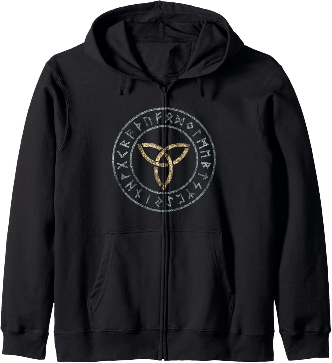 Triquetra Keltisch Nordisch Wikinger Mythologie Symbol Runen Kapuzenjacke