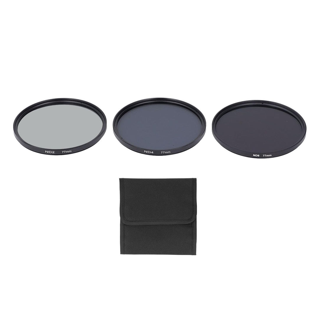 ND-Filterset, mit ND2-Filter, ND4-Filter und ND8-Filter, HD-Mehrschichtbeschichtung, Anti-Überbelich
