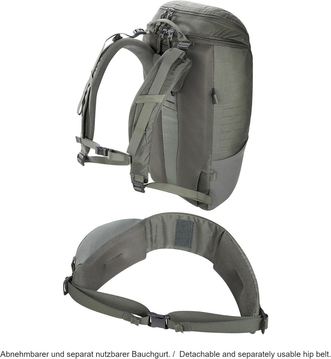Tatonka Unisex Edc Pack 35 Bc Rucksack (1er Pack) 35 Liter Stone Grey Olive, 35 Liter Stone Grey Oli