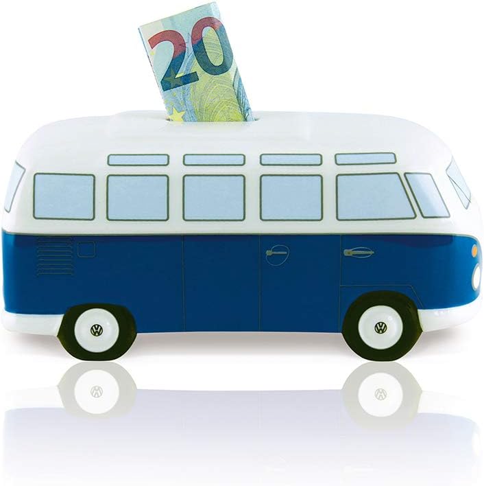 BRISA VW Collection - Volkswagen Spar-Büchse-Schwein-Dose im T1 Bulli Bus Samba Design (Classic Bus/