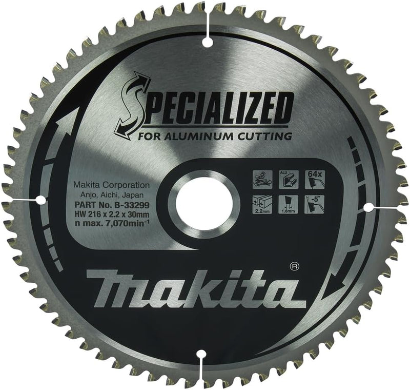 Makita Specialized Saegeblatt, 216 x 30 mm, 64Z, B-33299