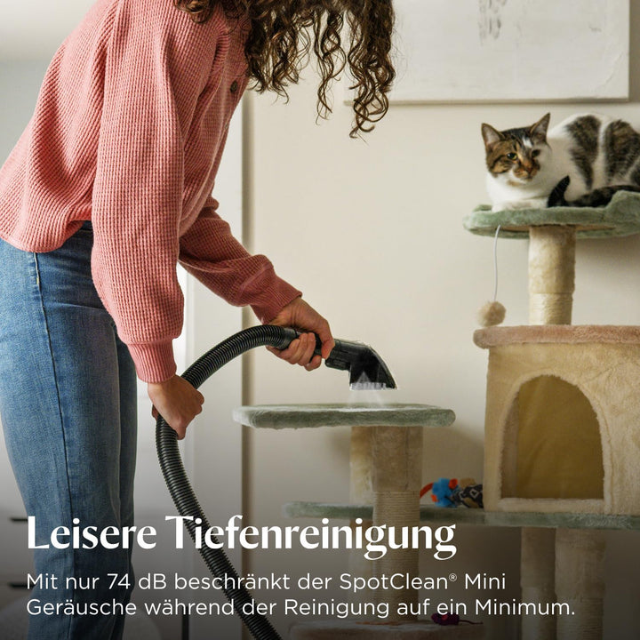Bissell SpotClean Mini Polsterreiniger Gerät mit Kabel, Tragbarer Teppichreiniger, Optimal für schne