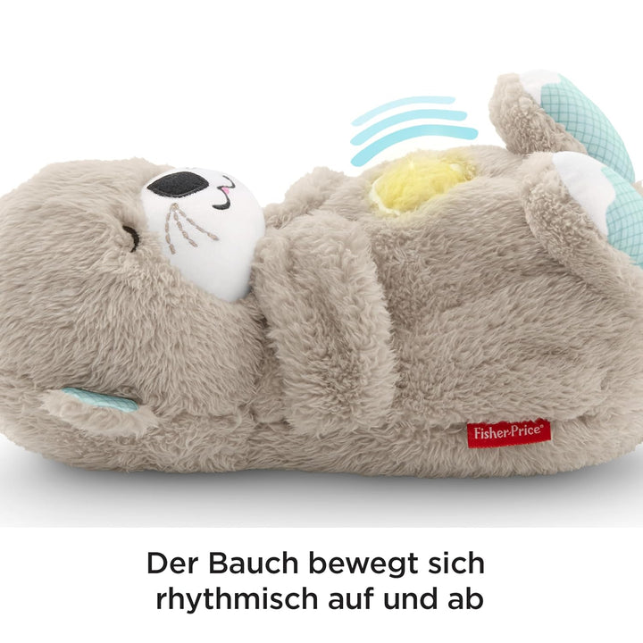 Fisher-Price FXC66 - Schlummerotter Spieluhr aus Plüsch, mit beruhigender Musik und rhythmischen Bew