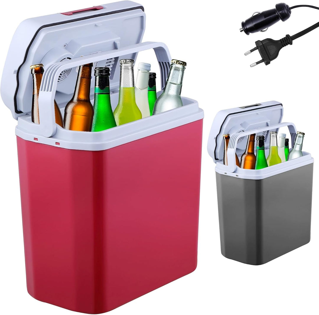 Arebos 20 Liter Kühlbox | Kühlbox klein | zum Kühlen und Warmhalten | mit ECO Modus | 12/230 V für A