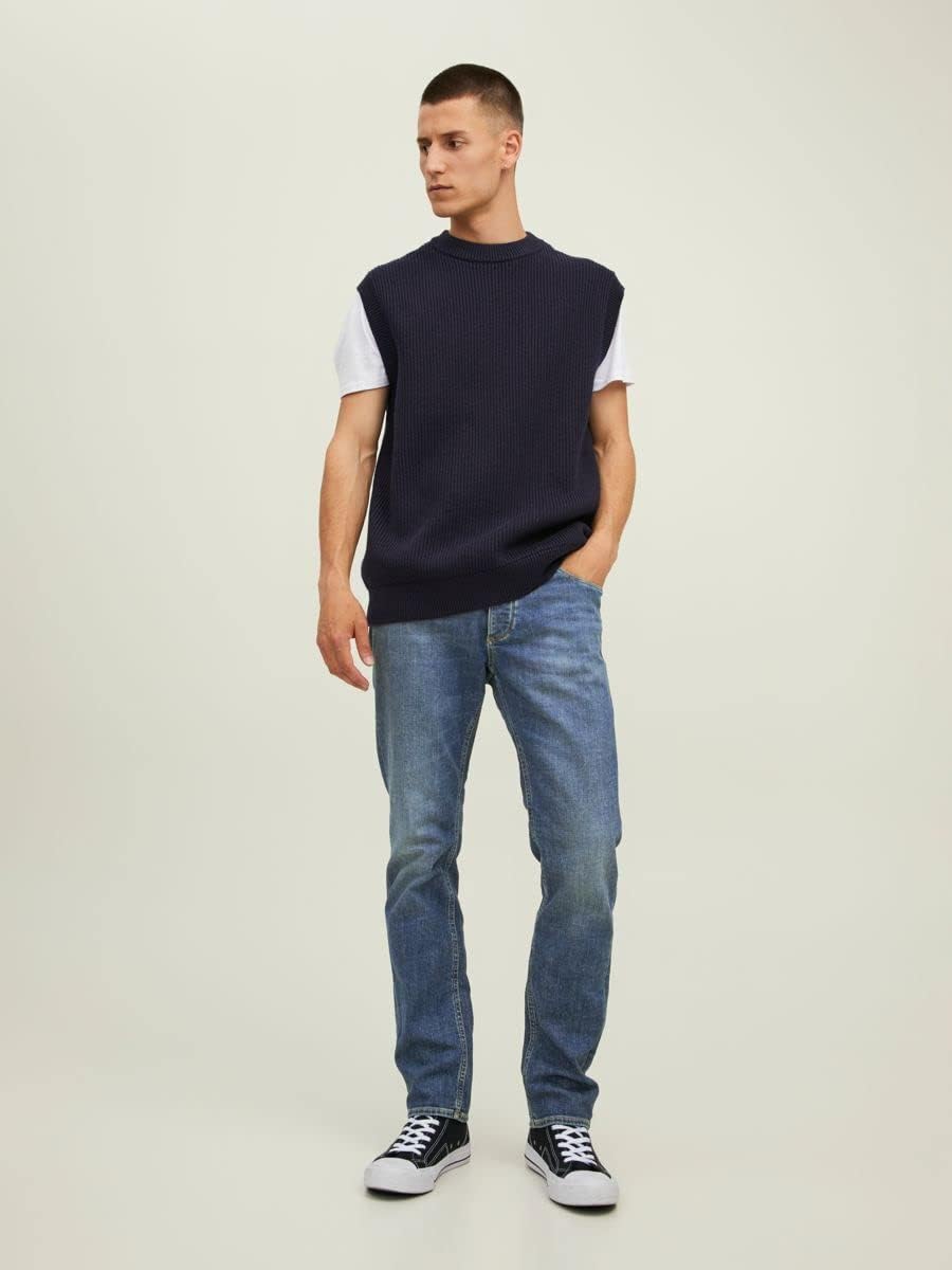 JACK & JONES Herren Jeanshose 31W / 34L Blue Denim, 31W / 34L Blue Denim
