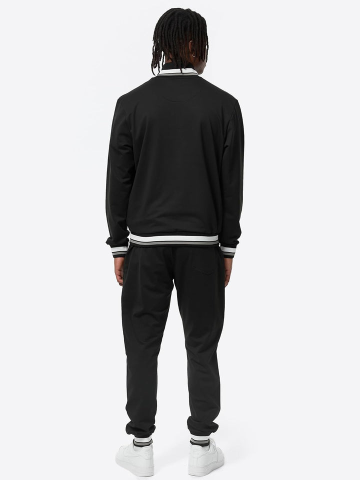Lonsdale Herren Poolewe Tracksuit S Black/White/Grey, S Black/White/Grey