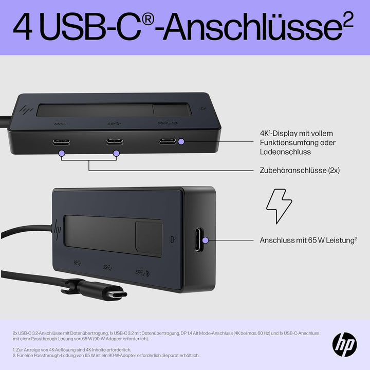 HP Universal USB-C Multiport-Hub | schwarz