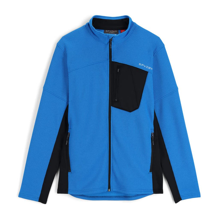 Spyder Herren Bandit Hybrid Full Zip Jacket Fleecejacke (1er Pack) L Collegiate Black, L Collegiate