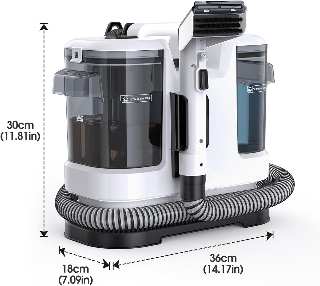 Lubluelu Powerful Suction Spot Cleaner Machine, 15KPA Handheld Upright Vacuum with Multi-Function To