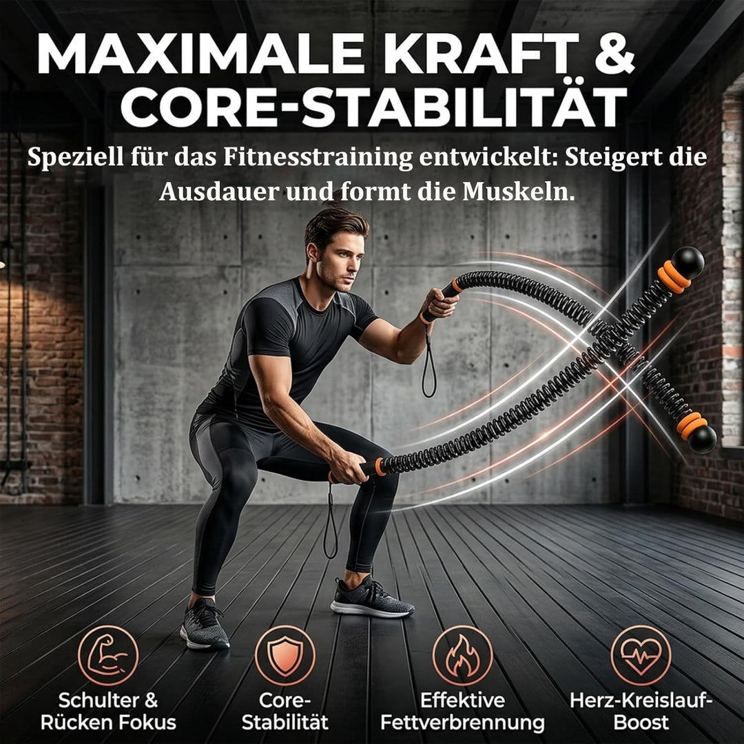 Battle Rope, Battle rope ohne seil, Verstellbare Battle Ropes, Ohne Seil Geräuschfreies Heimfitnessg