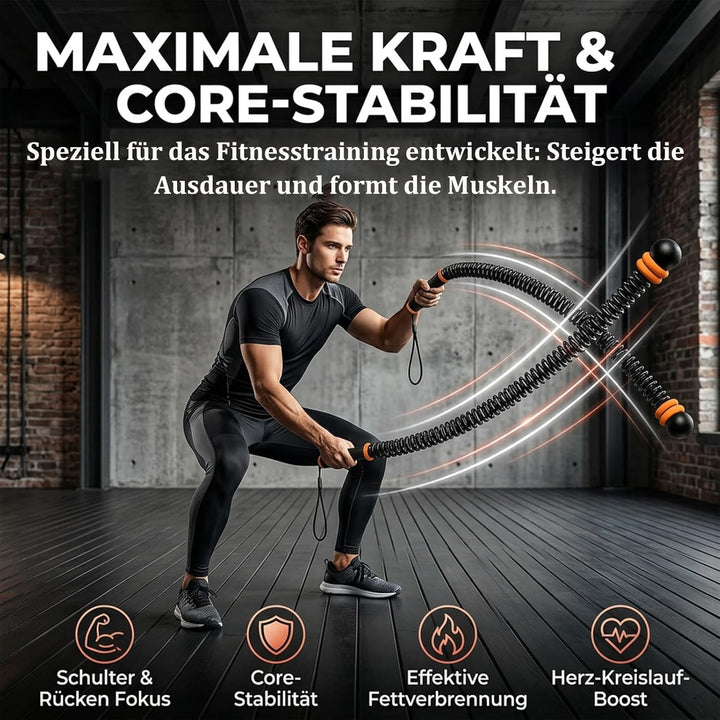 Battle Rope, Battle rope ohne seil, Verstellbare Battle Ropes, Ohne Seil Geräuschfreies Heimfitnessg