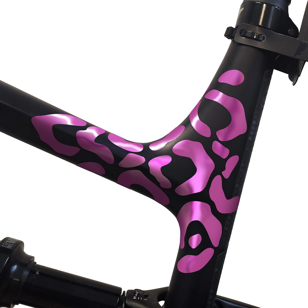 Riesel Design ® Fahrrad Aufkleber Set, 20 x 15 cm, Sticker Kit für Rahmen und Helme, Witterungsbestä