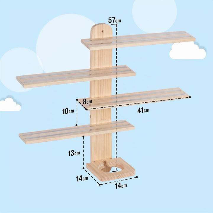 Todeco Tonie-Regal für Toniebox Hörfiguren, Magnetische Aufbewahrung für 50-60 Tonie, Perfekte Tonie