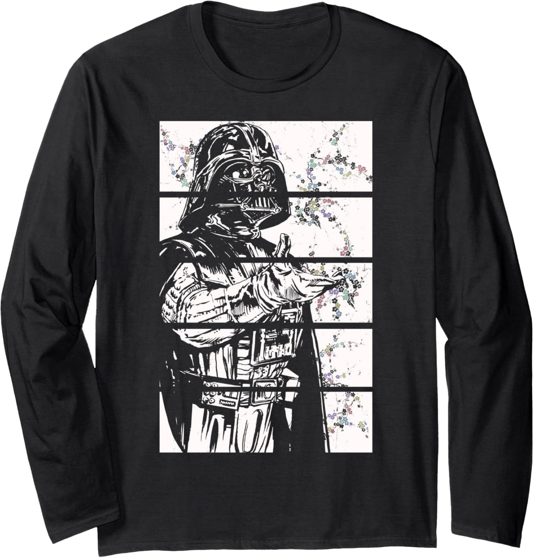 Star Wars Darth Vader Triple Panel Portrait Langarmshirt