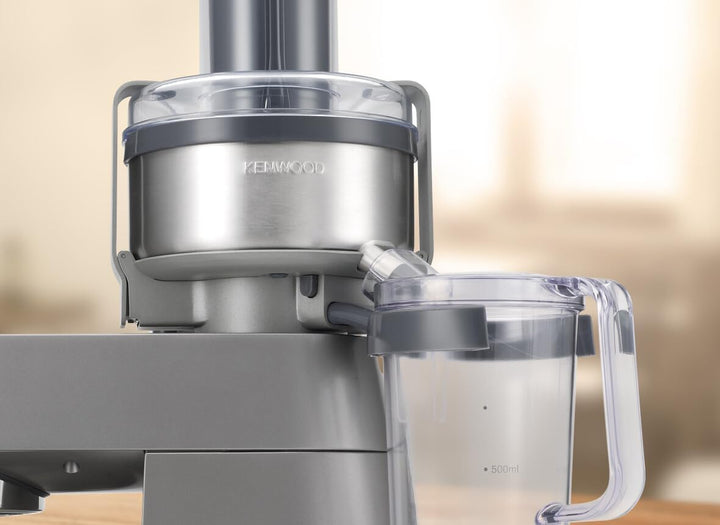Kenwood Profi-Entsafter AT641 für Küchenmaschine Cooking Chef KM 070, Edelstahloptik, 20 x 27 x 31 c