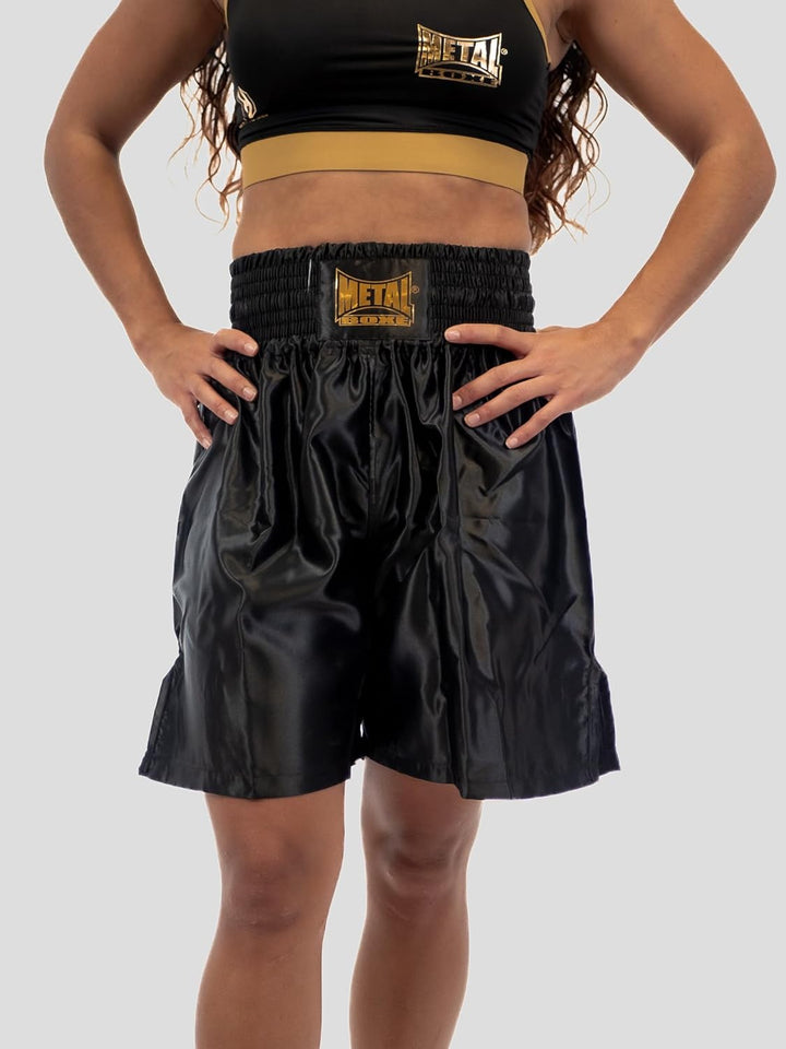 METAL BOXE - Englische Proline Box-Shorts S Schwarz / Gold, S Schwarz / Gold