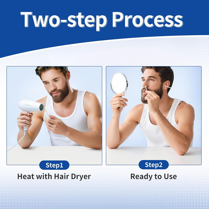 Beauty7 16 gebrauchsfertige Wachsstäbchen Nasen- und Ohrenhaarentfernung Schmerzfrei Nasenwachs Nase