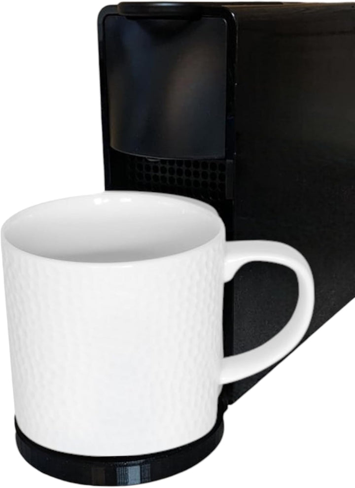 Mini Abtropfschale kompatibel mit Nespresso Essenza für Tasse und grosse Kaffeetasse (Schwarz), Schw