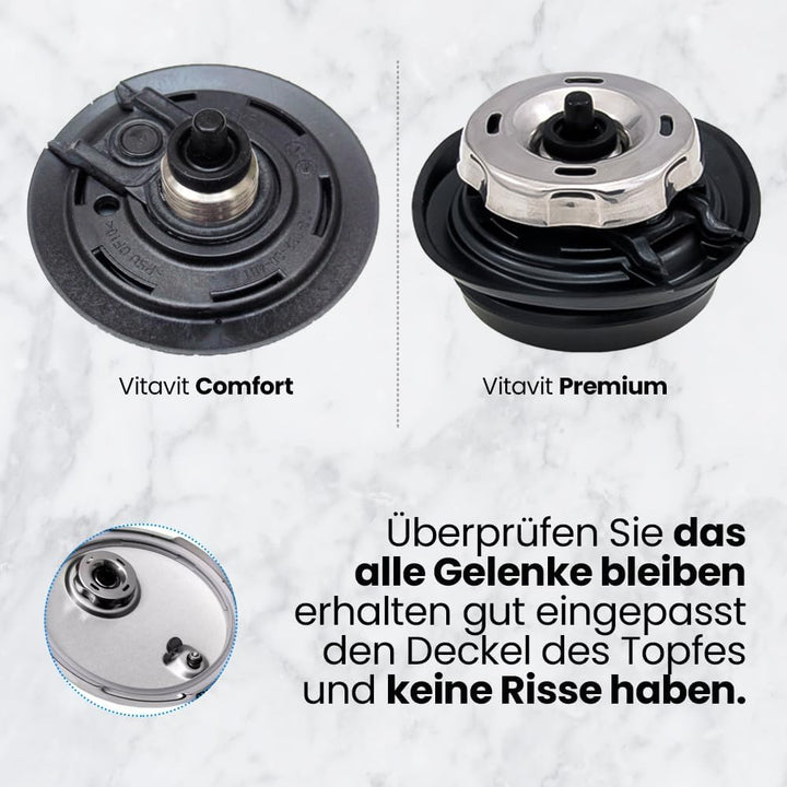 Anakel Home Set Ventildichtungen 4009209307633 kompatibel mit Fissler Vitavit Comfort und Premium Tö