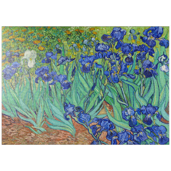 Irises (1889) by Vincent Van Gogh - Premium 1000 Teile Puzzle - MyPuzzle Sonderkollektion von Æpyorn
