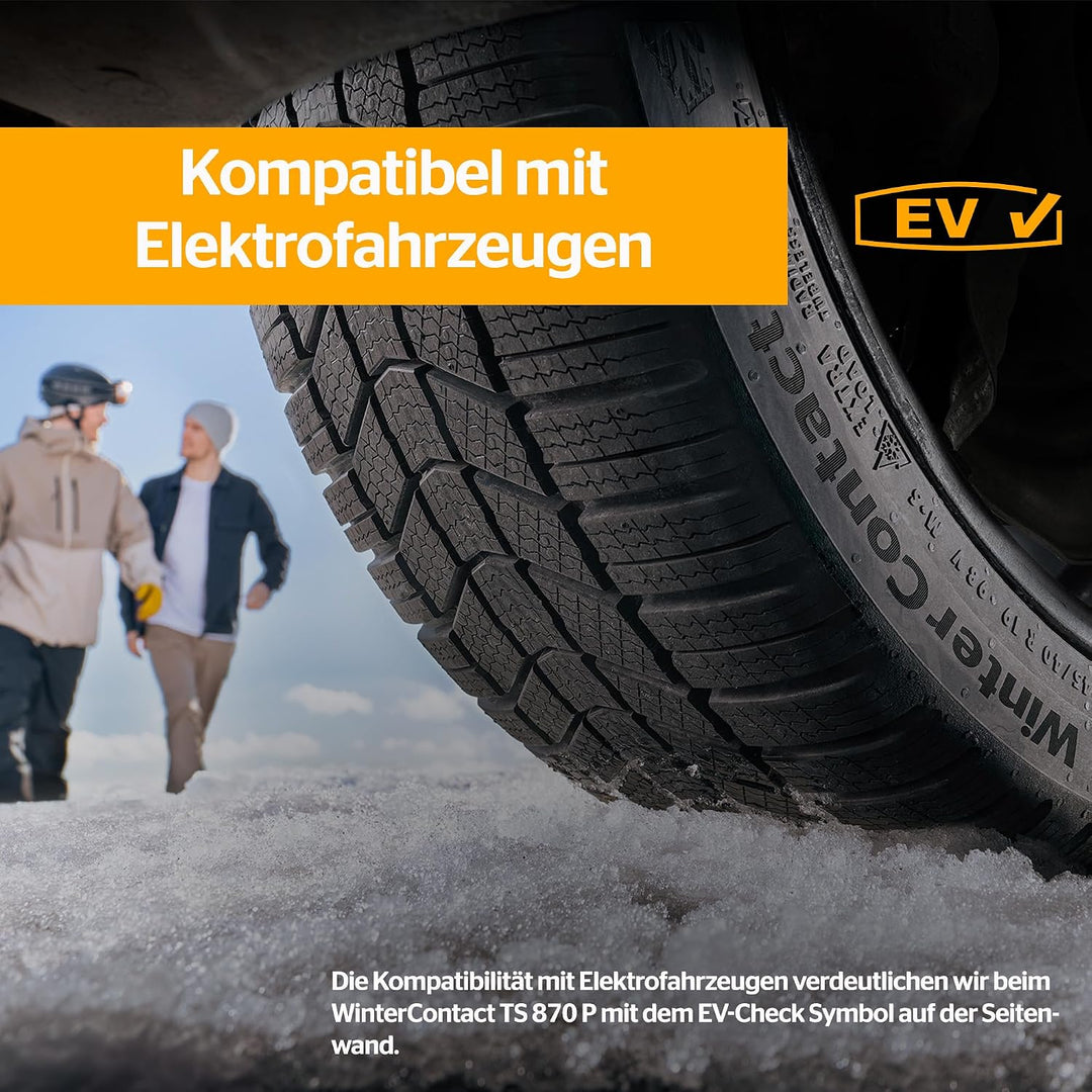 CONTINENTAL - WinterContact TS 870 P - 215/65 R 17-99V/C/B/71dB - Winterreifen 215/65 R17 99V FR, 21