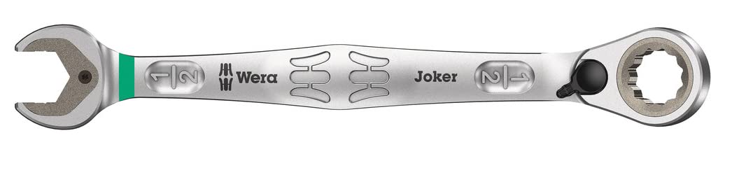 Wera Joker Switch Maul-Ringratschen-Schlüssel, zöllig, umschaltbar, 1/2 Zoll x 171 mm, Türkis, 05020