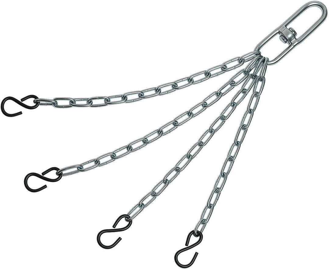 BAY® "STAR FIGHTER" fertig gefüllter "80 x 32 cm" Sandsack Boxsack mit Stahlkette Stahl Kette Aufhän