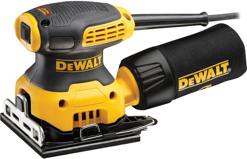 DEWALT DWE6411-GB Exzenterschleifer, 240 V, 1/4 Blatt, Gelb/Schwarz Gelb/Schwarz 230V Einzeln, Gelb/