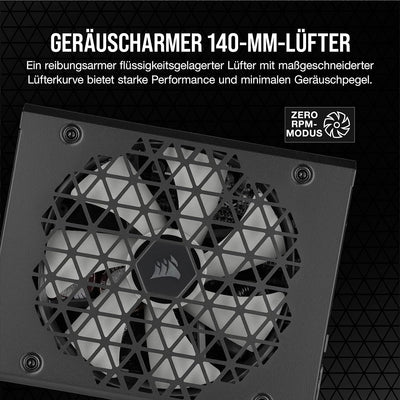 Corsair RM1200x Shift Vollmodulares ATX-Netzteil - Modulare Seitenschnittstelle - ATX 3.0- & PCIe 5.