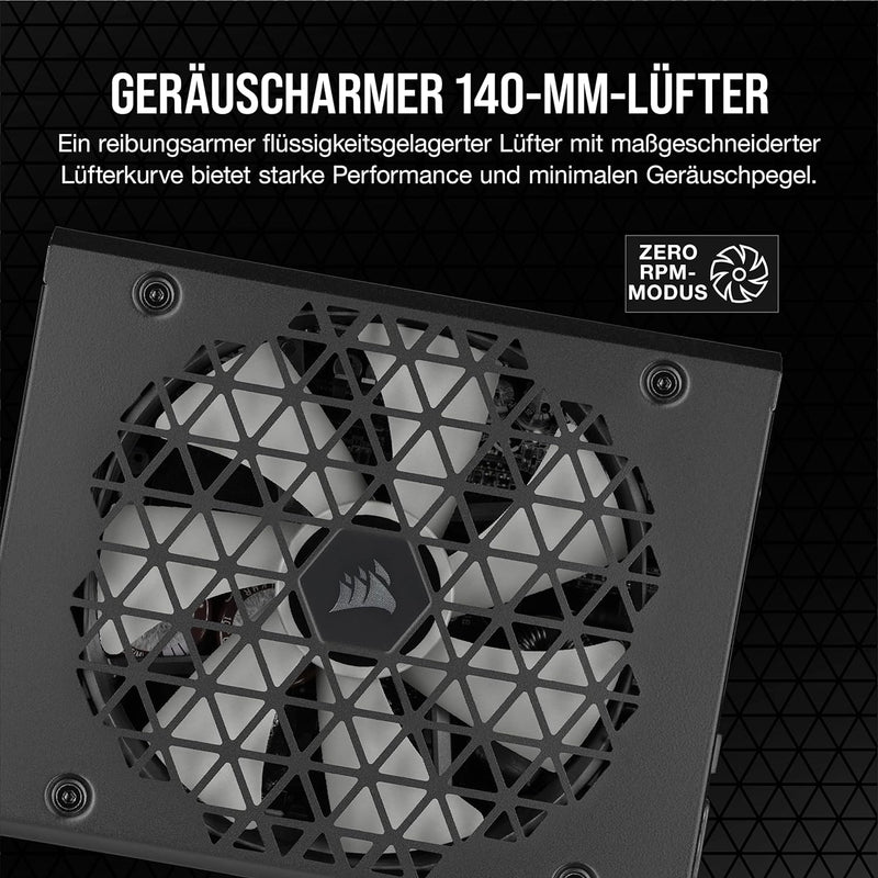 Corsair RM1200x Shift Vollmodulares ATX-Netzteil - Modulare Seitenschnittstelle - ATX 3.0- & PCIe 5.