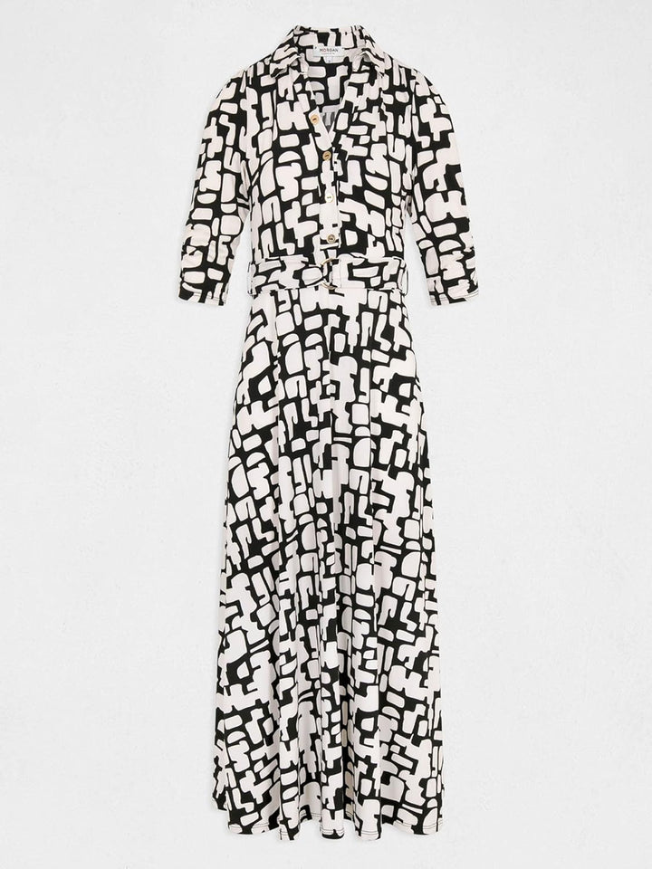 Morgan Damen Robe 38 Offwhite/Schwarz, 38 Offwhite/Schwarz