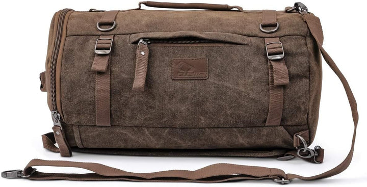 Hecktasche Kompatibel für Vespa GT 125/200 Vintage 25L Canvas Rucksack braun