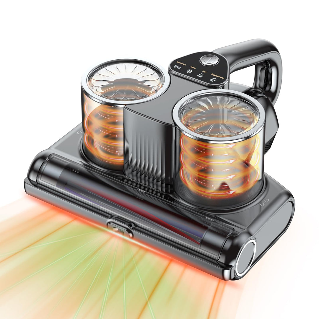 Milbensauger für matratzen mit UV-Licht, 16Kpa Matratzenreiniger Bettstaubsauger, 500W Bett-Staubsau