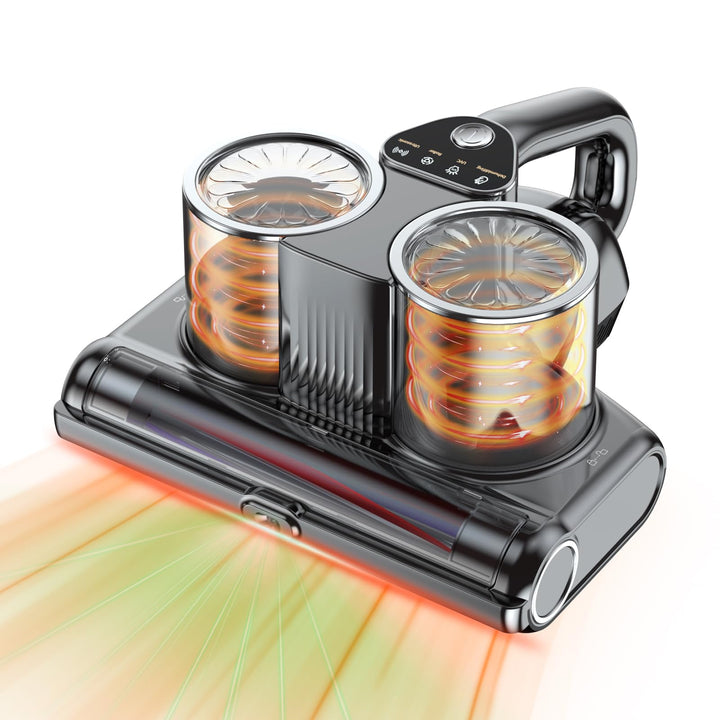Milbensauger für matratzen mit UV-Licht, 16Kpa Matratzenreiniger Bettstaubsauger, 500W Bett-Staubsau