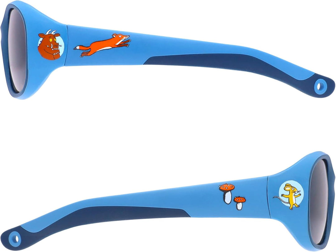 ActiveSol Grüffelo Kinder Sonnenbrille - Mädchen & Jungen - polarisiert, 2-6 Jahre Blau | Fuchsspies