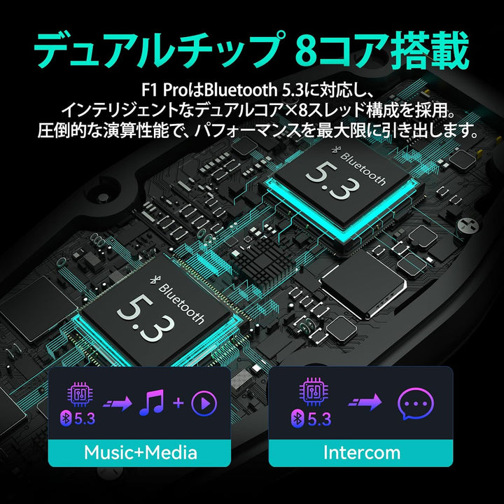 ASMAX F1 Pro Bluetooth Kommunikationssystem Einzelset