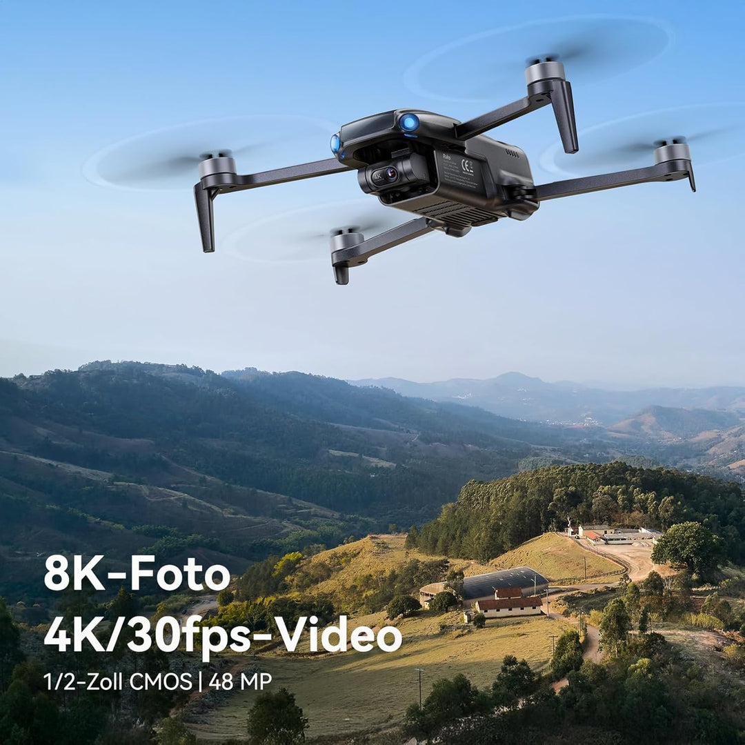 Ruko U11MINI 4K, Kameradrohne für Erwachsene mit 4K-Video 8K-Fotos, unter 249 g, 3-Achsen-Gimbal, 20