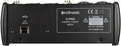 Citronic U-PAD compact mixer met USB interface