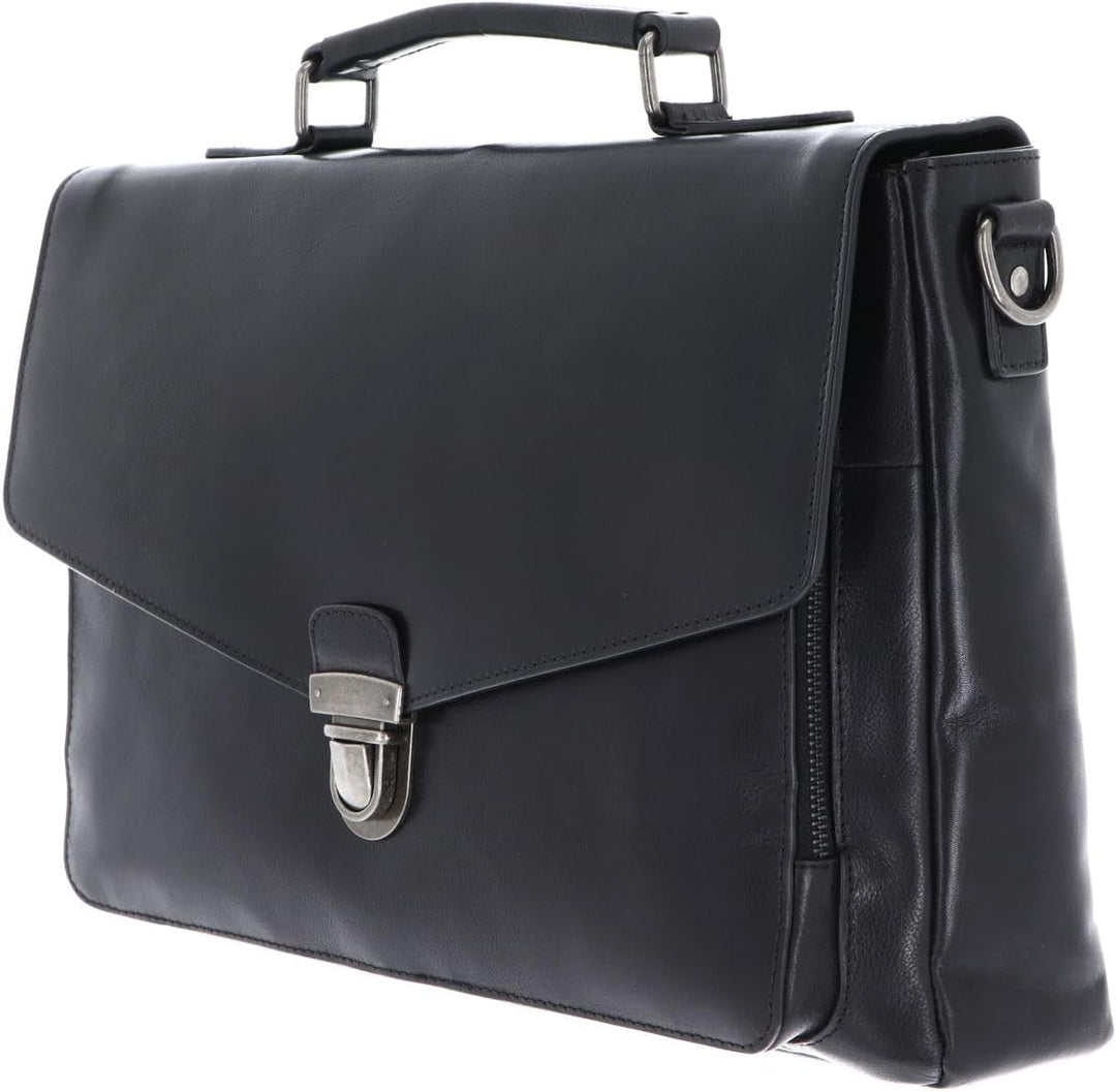 Leonhard Heyden Roma Aktentasche Leder 39 cm Laptopfach