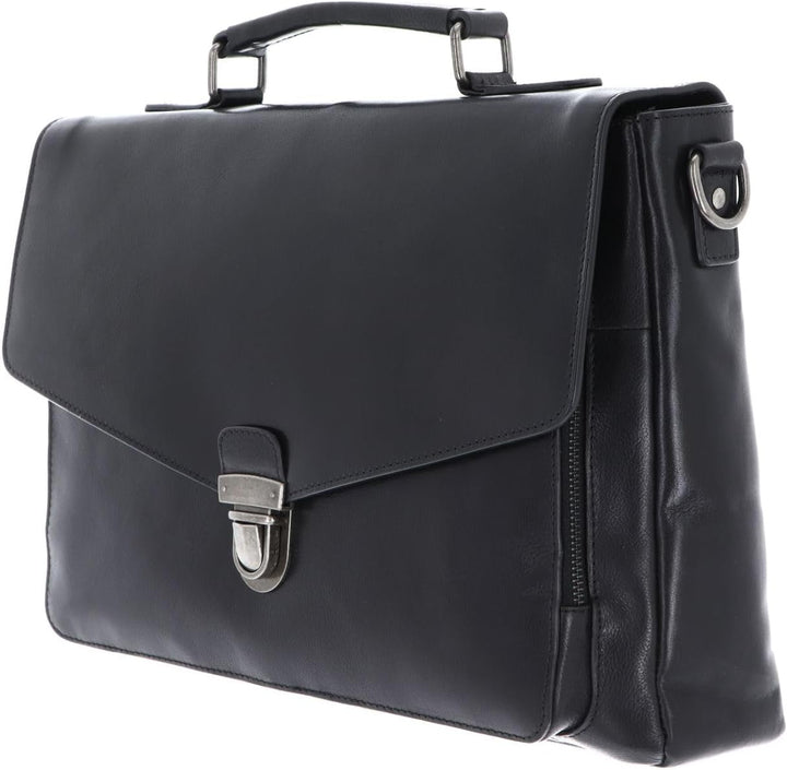Leonhard Heyden Roma Aktentasche Leder 39 cm Laptopfach